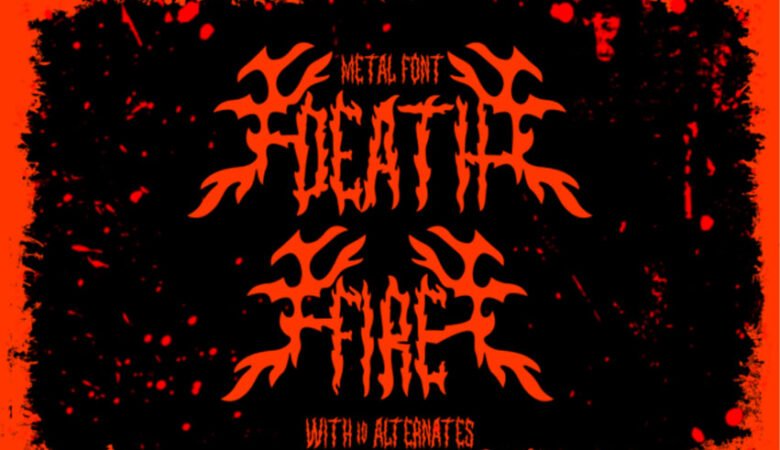 Death Fire Font