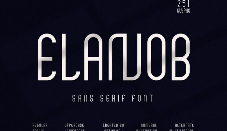 Elanob Font
