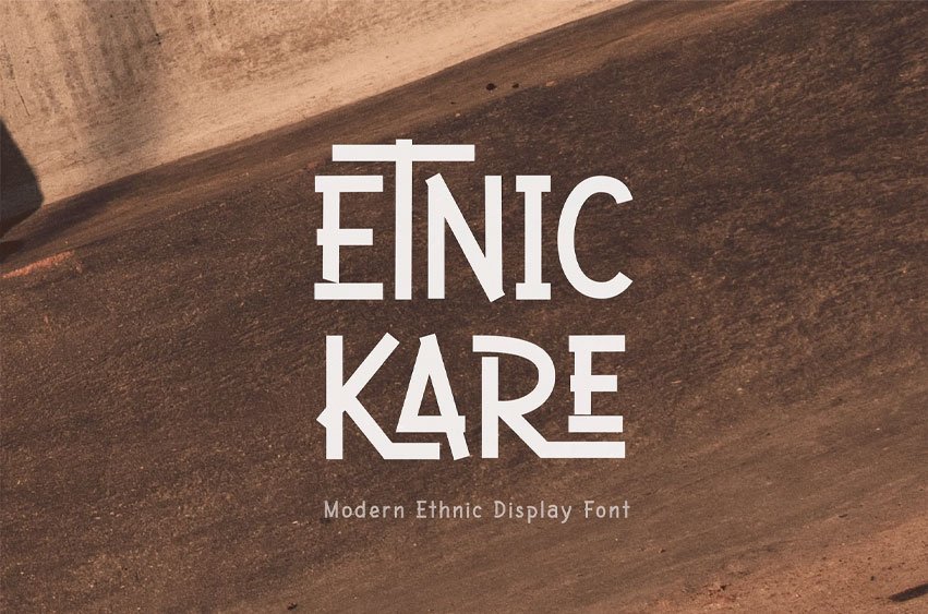 Etnic Kare Font