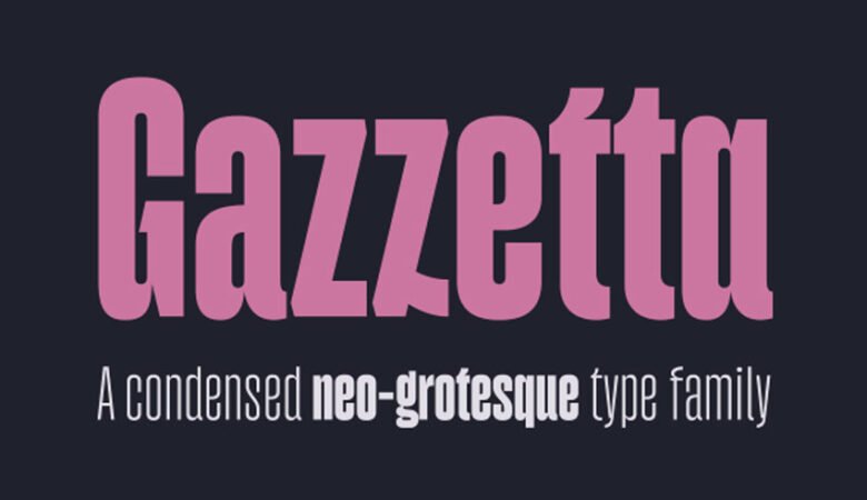 Gazzetta Font