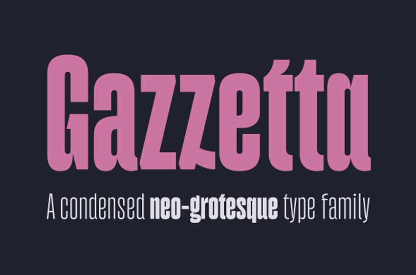 Gazzetta Font