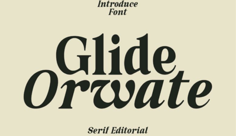 Glide Orwate Font