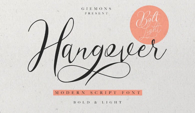 Hangover Font