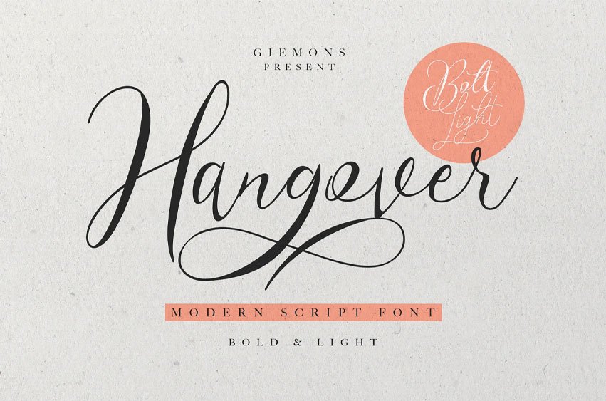 Hangover Font
