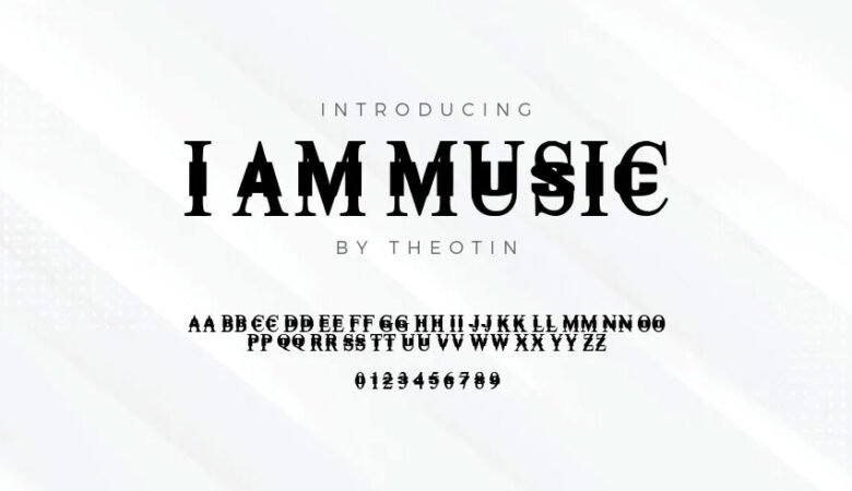 I Am Music Font