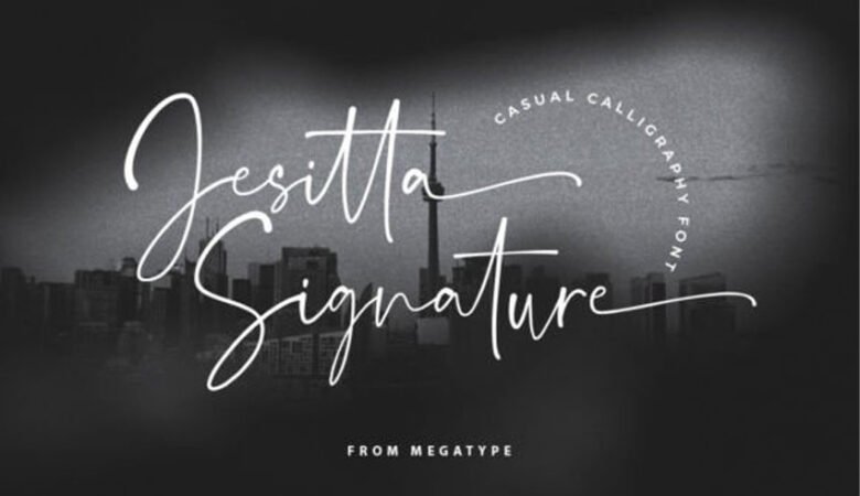 Jesitta Signature Font
