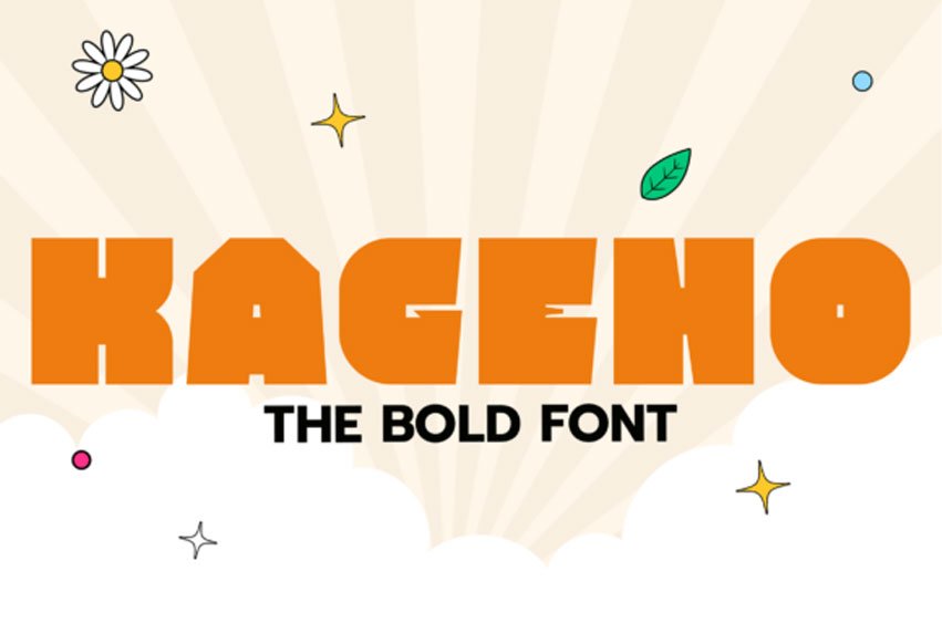 Kageno Bold Font