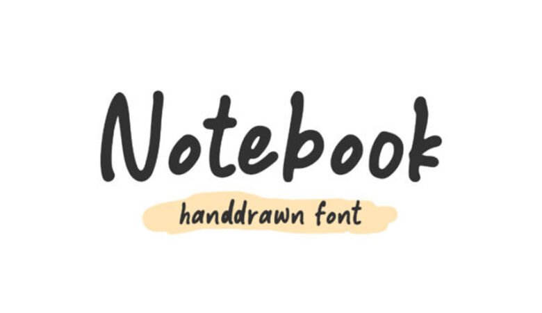Notebook Font