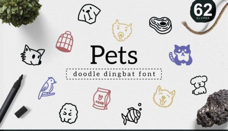Pets Dingbat Font