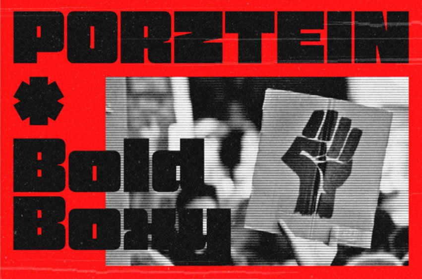 Porztein Font