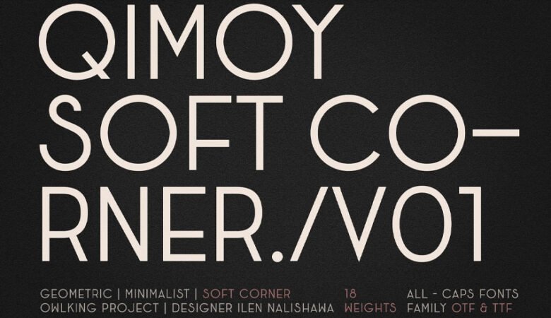 Qimoy Soft Corner Font