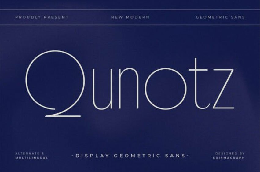 Qunotz Font