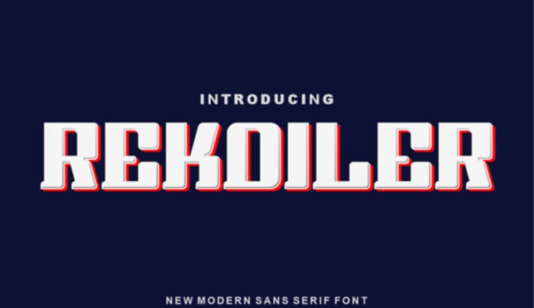 Rekoiler Font