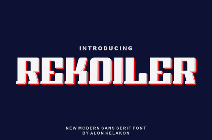 Rekoiler Font