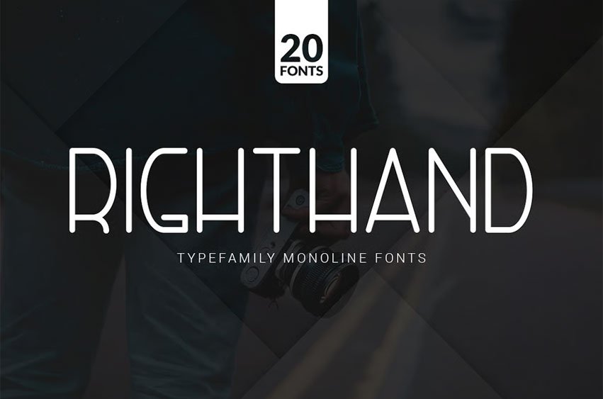 RightHand Font
