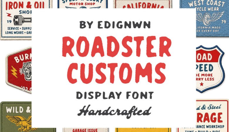 Roadster Customs Font