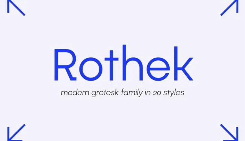 Rothek Font