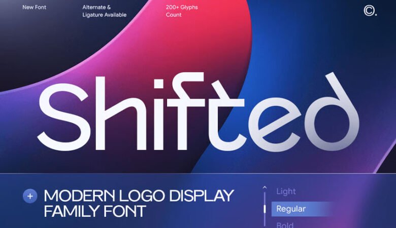 Shifted Font