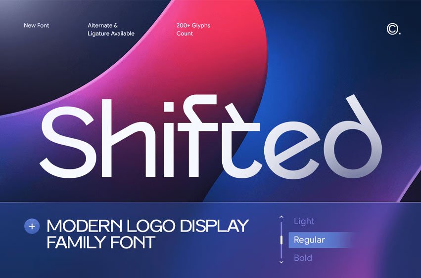 Shifted Font