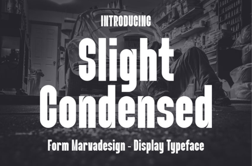 Slight Condensed Font