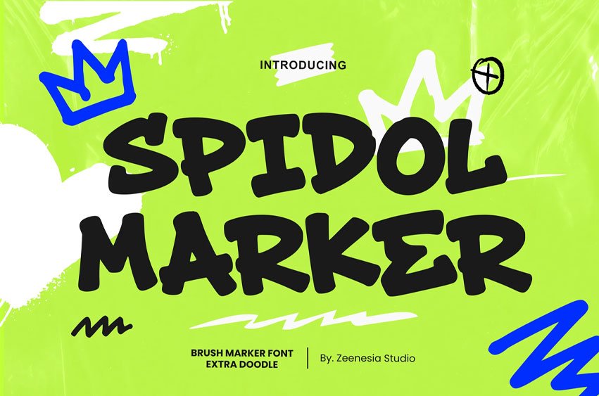Spidol Marker Font