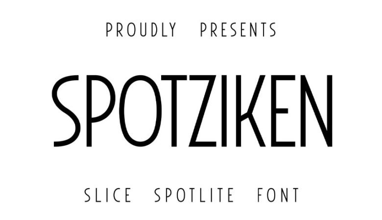 Spotziken Font