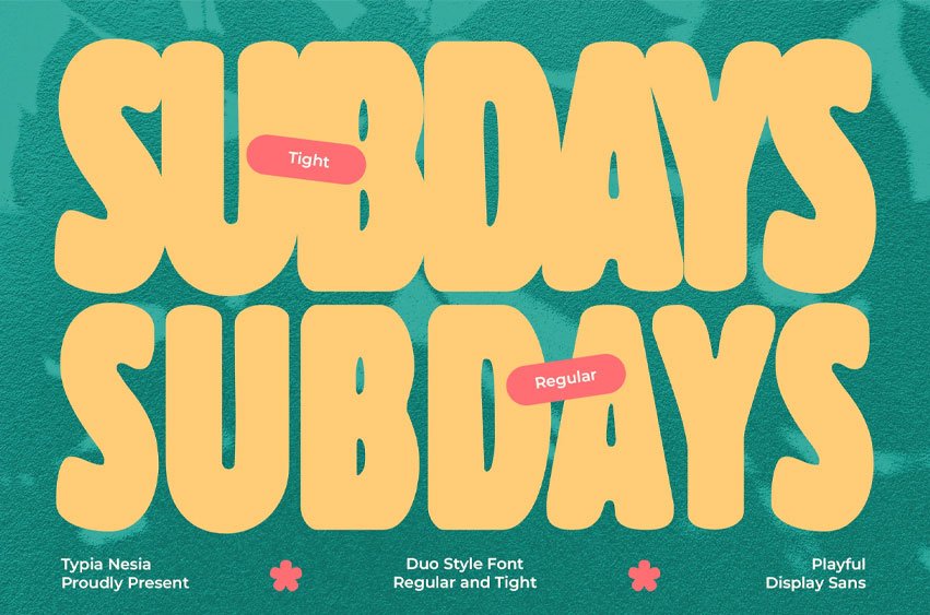 Subdays Font