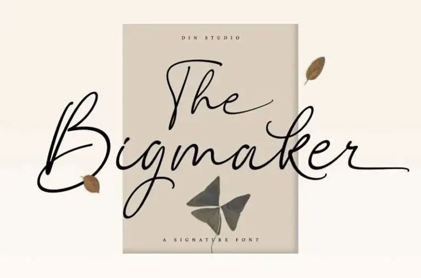 The Bigmaker Font