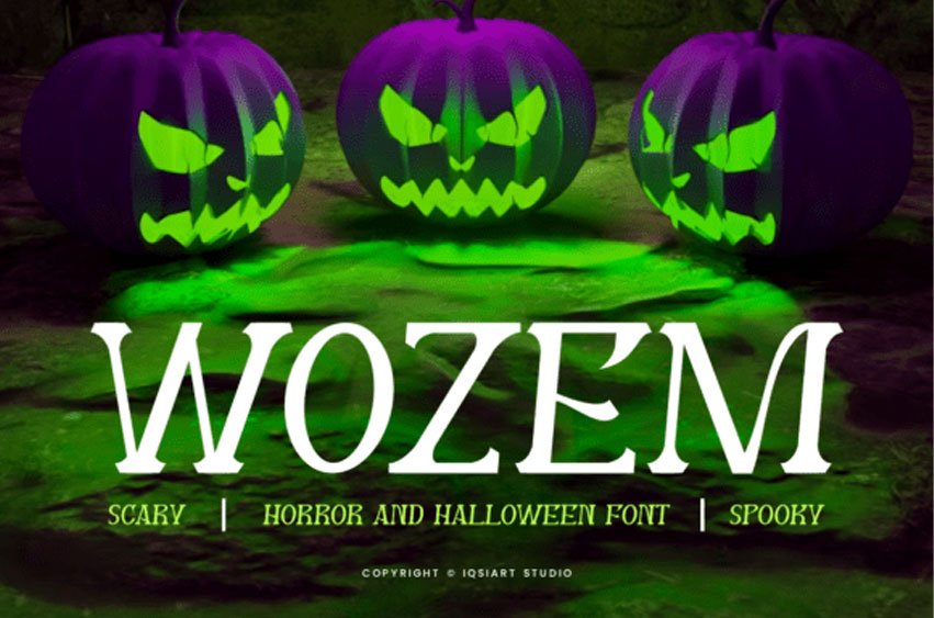 Wozem Font