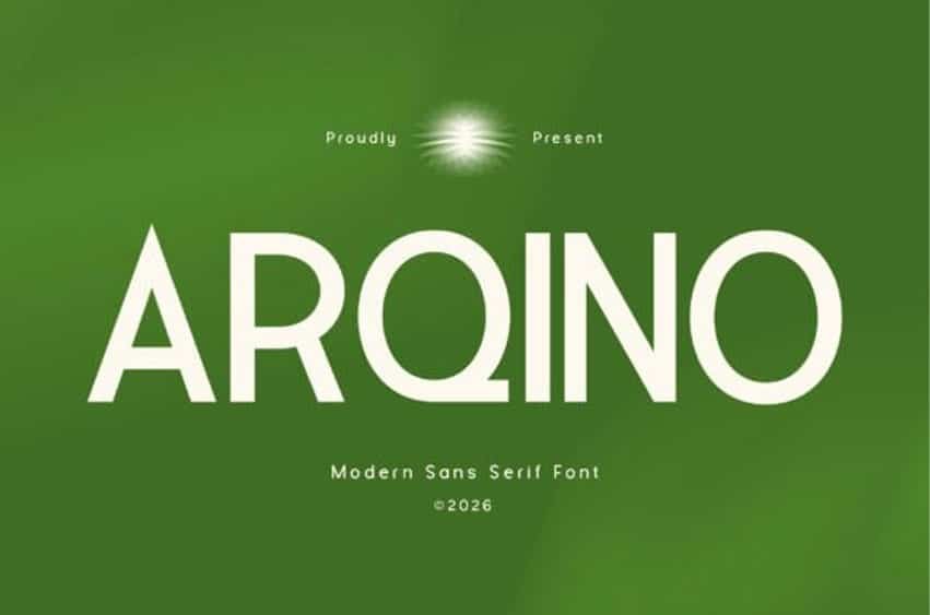 Arqino Font