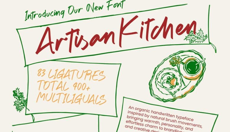 Artisan Kitchen Font