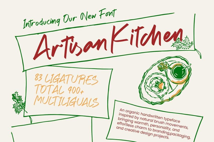 Artisan Kitchen Font