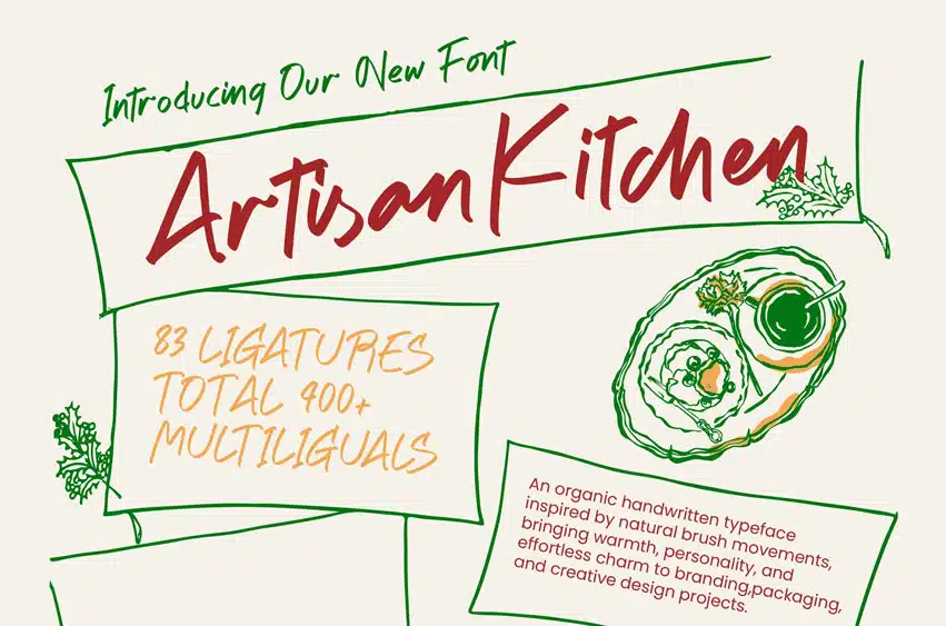 Artisan Kitchen Font