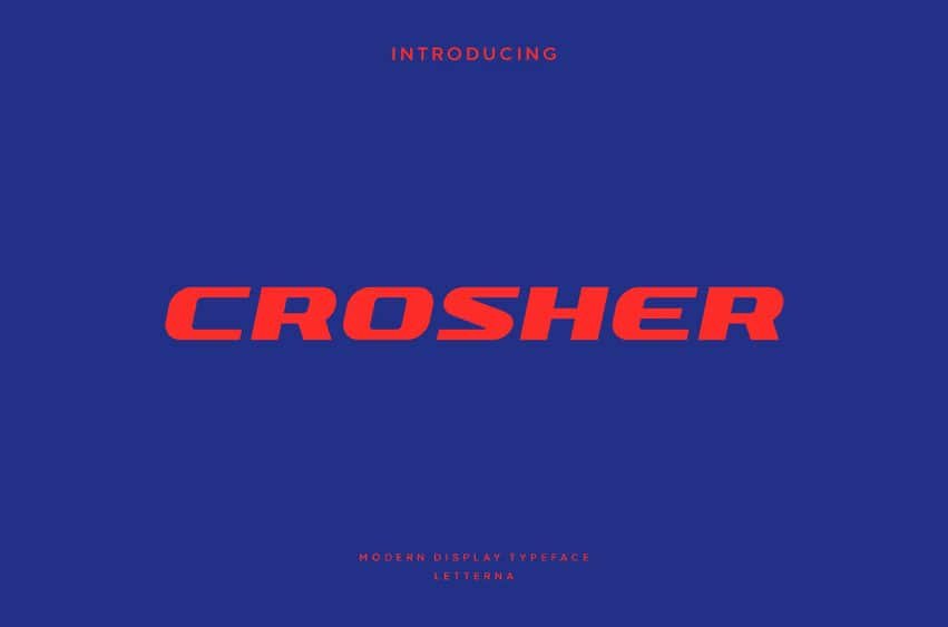 Crosher Font