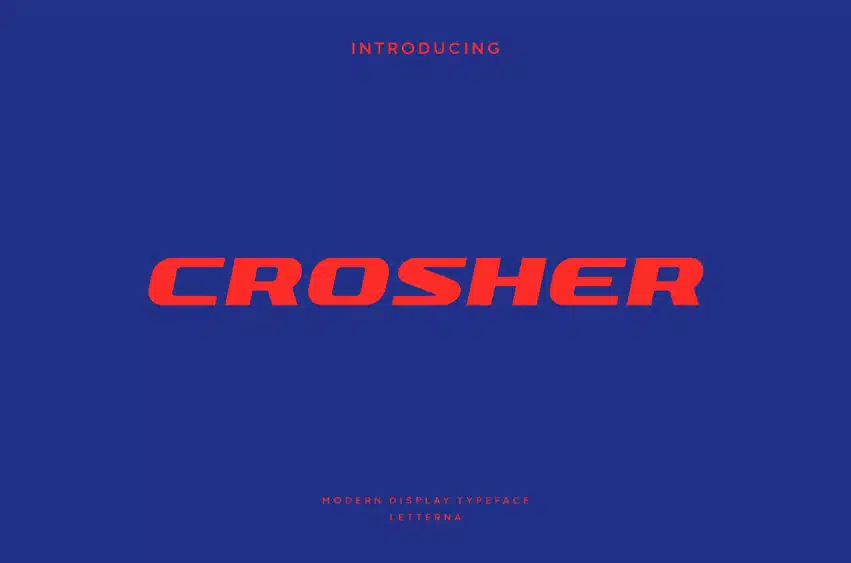 Crosher Font