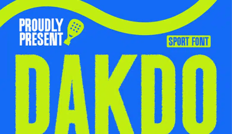 Dakdo Sports Font