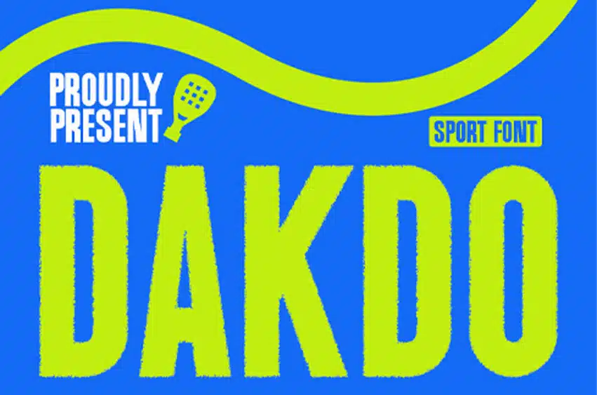 Dakdo Sports Font