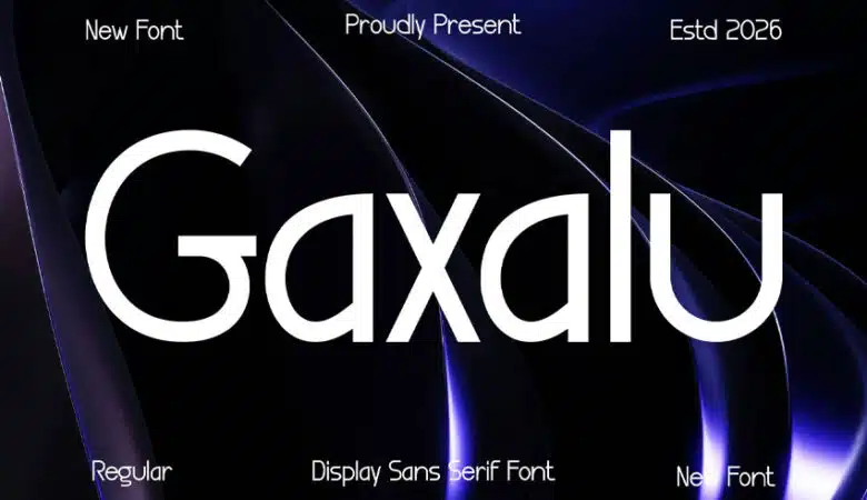 Gaxalu Font