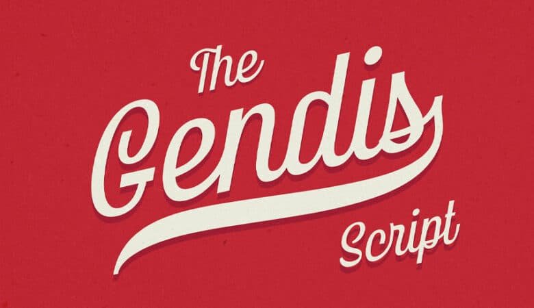 Gendis Script Font