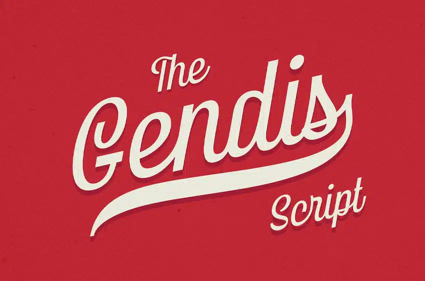 Gendis Script Font