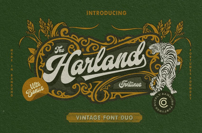 Harland Font