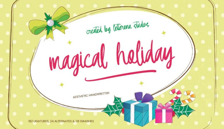 Magical Holiday Font