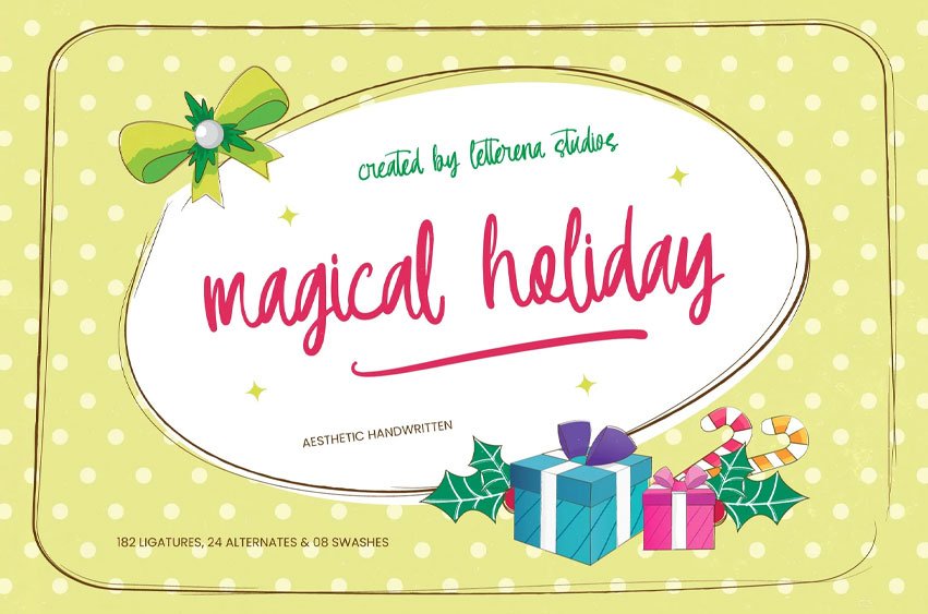 Magical Holiday Font