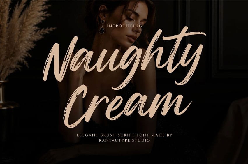 Naughty Cream Font