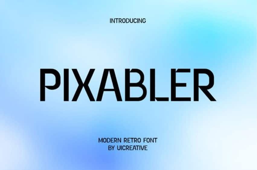 Pixabler Font