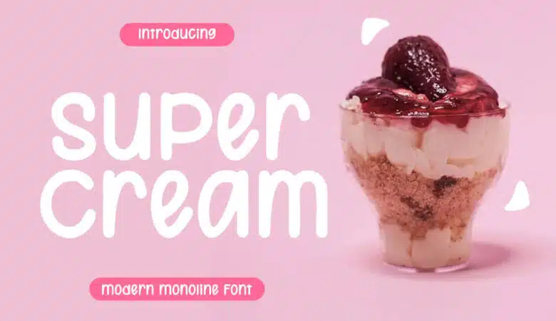 Super Cream Font