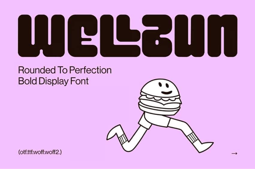 Wellbun Font
