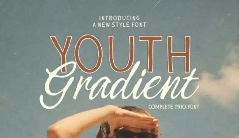 Youth Gradient Font