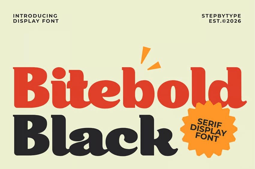 Bitebold Font