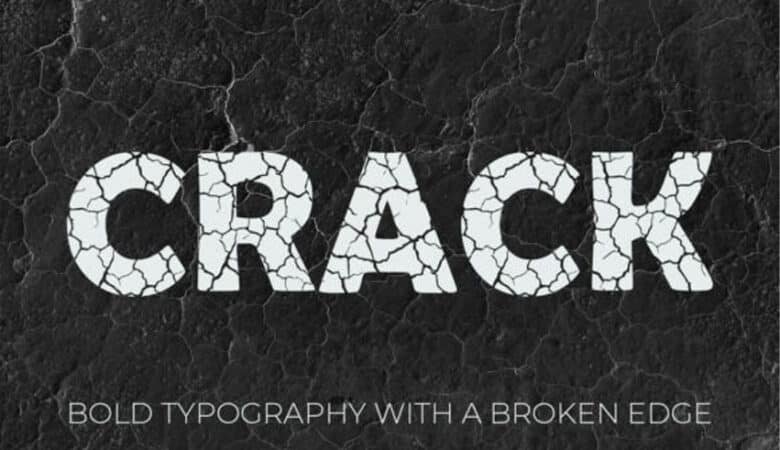 Crack Font